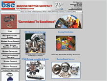 Tablet Screenshot of bearing-service.com